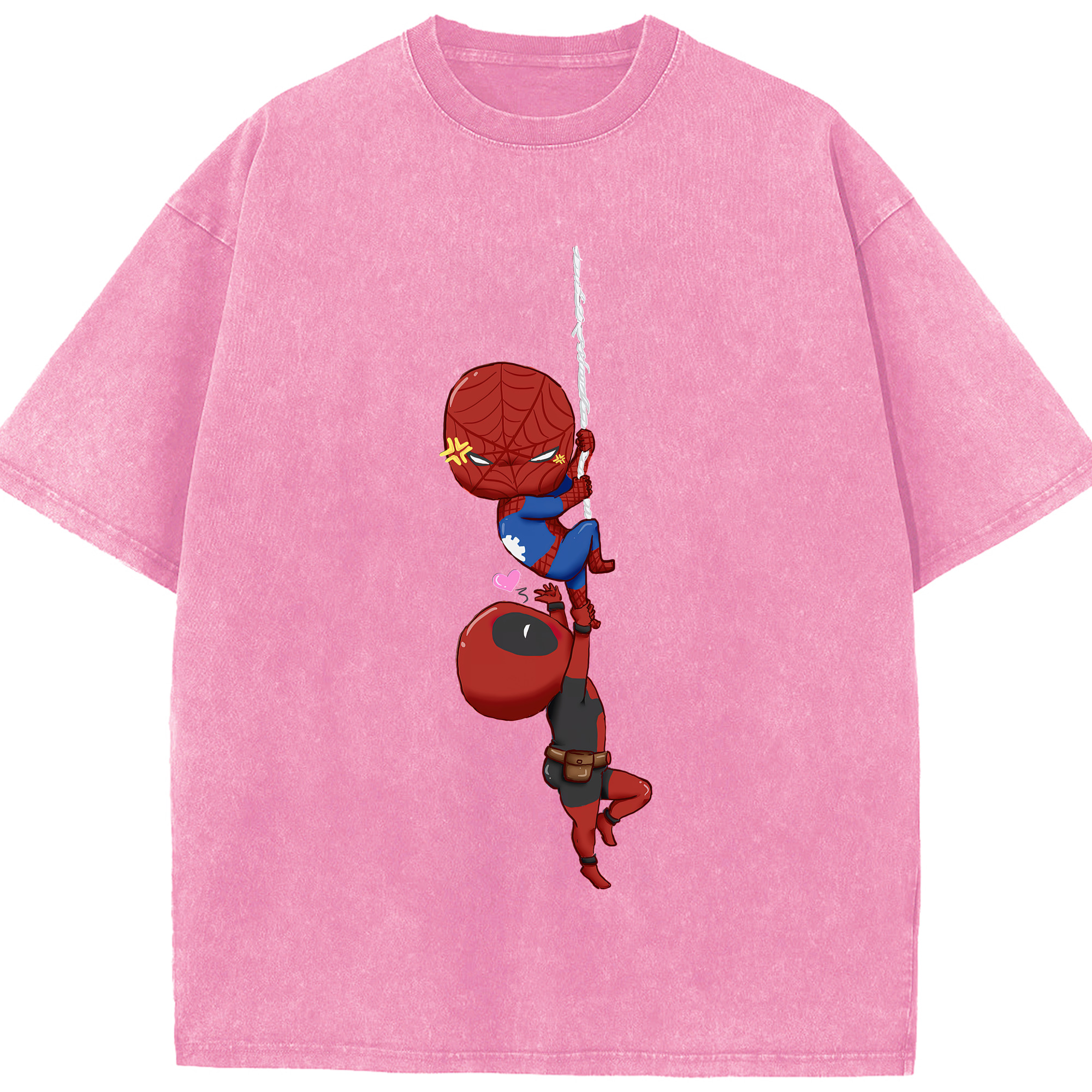 （画像用） Deadpool デッドプール 綿100% ヴィンテージ風 半袖Tシャツ（フロントプリント）